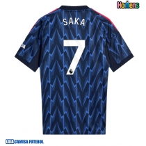 Camisa de Futebol Arsenal Bukayo Saka #7 Equipamento Secundário 2025-26 Manga Curta